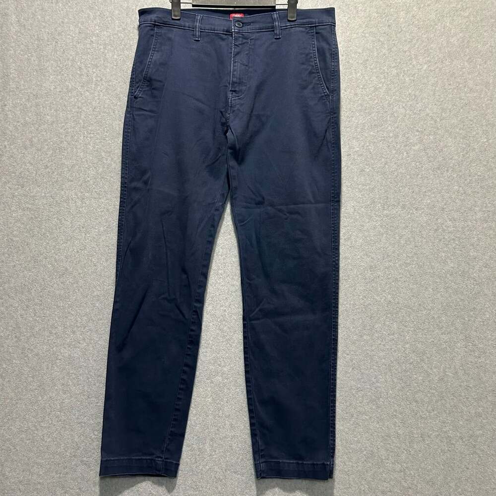 Levi's Men’s Navy Blue XX Chino Standard Taper Stretch Pants Size 34x32
